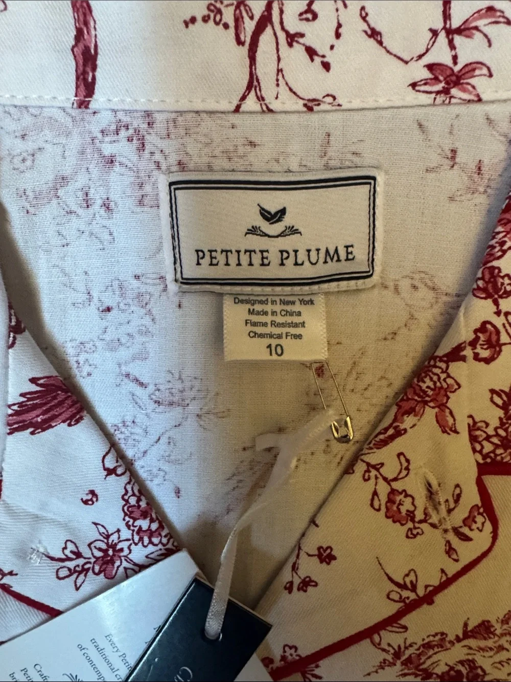 Girls' Timeless Toile Twill Pajama Set -